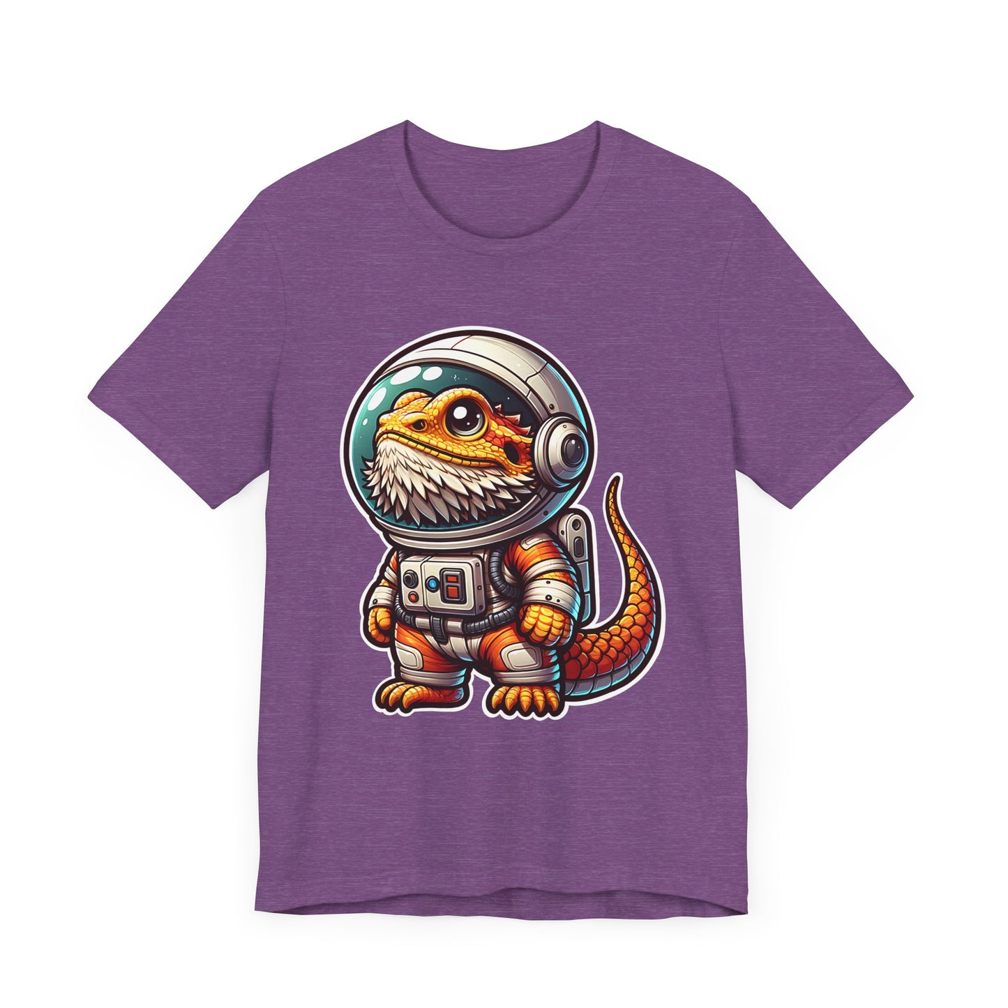 Space Beardie Unisex Jersey Tee - Casual Everyday Wear - Great for Reptile Lovers