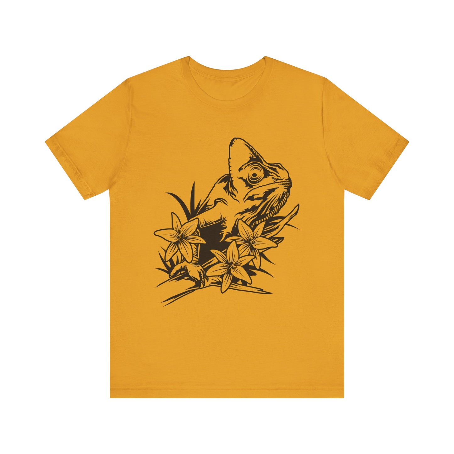 Chameleon Unisex Jersey Tee - Casual Everyday Wear - Great for Reptile Lovers