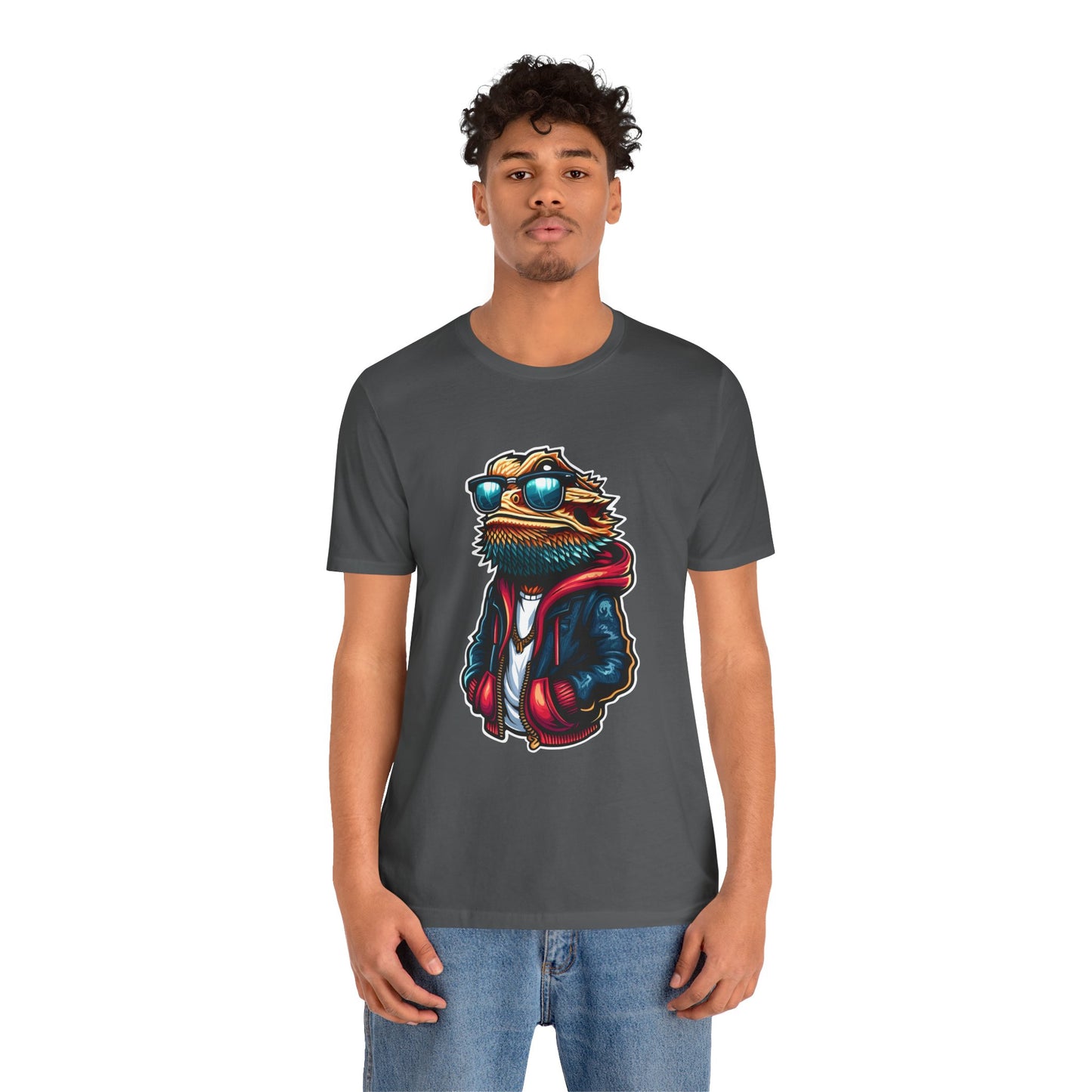 Cool Beardie Unisex Jersey Tee - Casual Everyday Wear - Great for Reptile Lovers