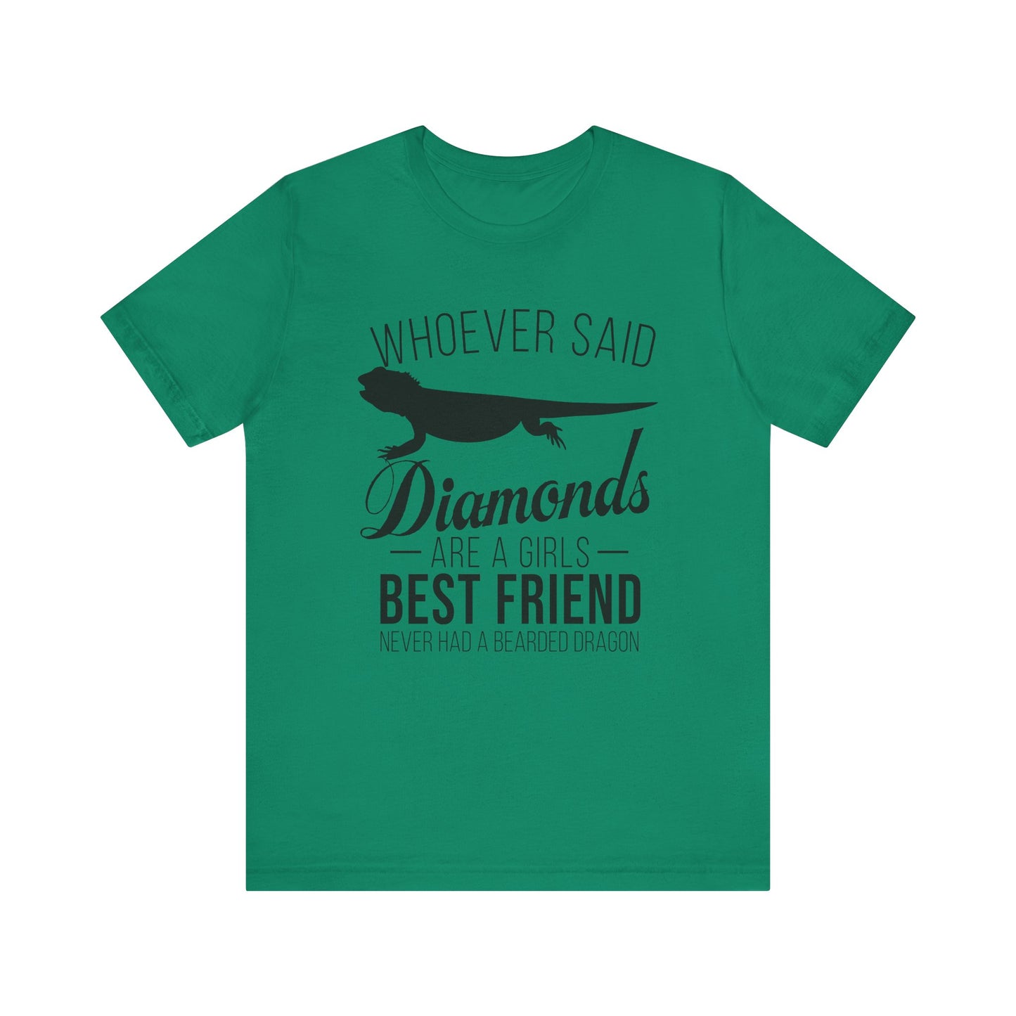 Dragons Are a Girl's Best Friend Unisex Jersey Tee - Casual Everyday Wear - Great for Reptile Lovers