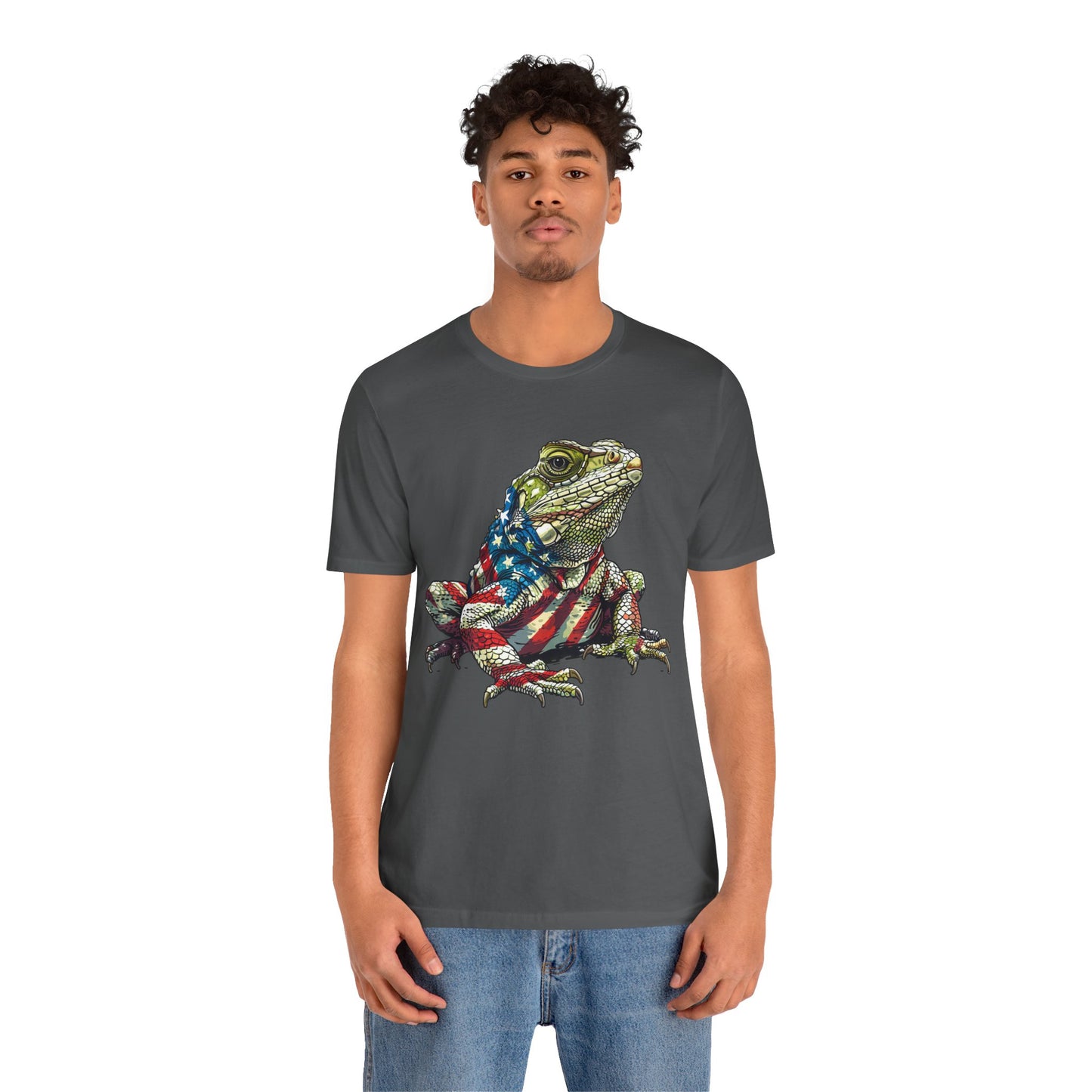 American Iquana Unisex Jersey Tee - Casual Everyday Wear - Great for Reptile Lovers