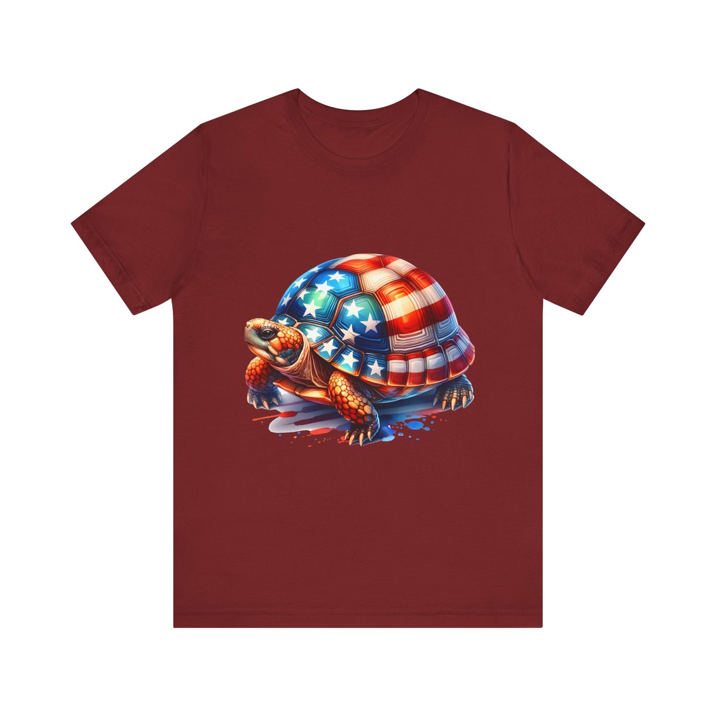 American Turtle Unisex Jersey Tee - Casual Everyday Wear - Great for Reptile Lovers