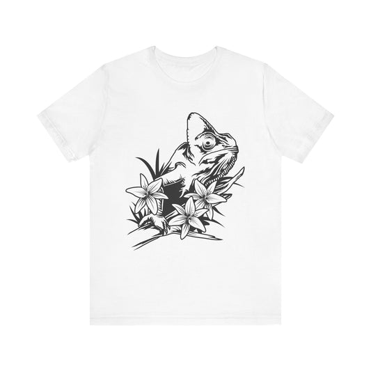 Chameleon Unisex Jersey Tee - Casual Everyday Wear - Great for Reptile Lovers