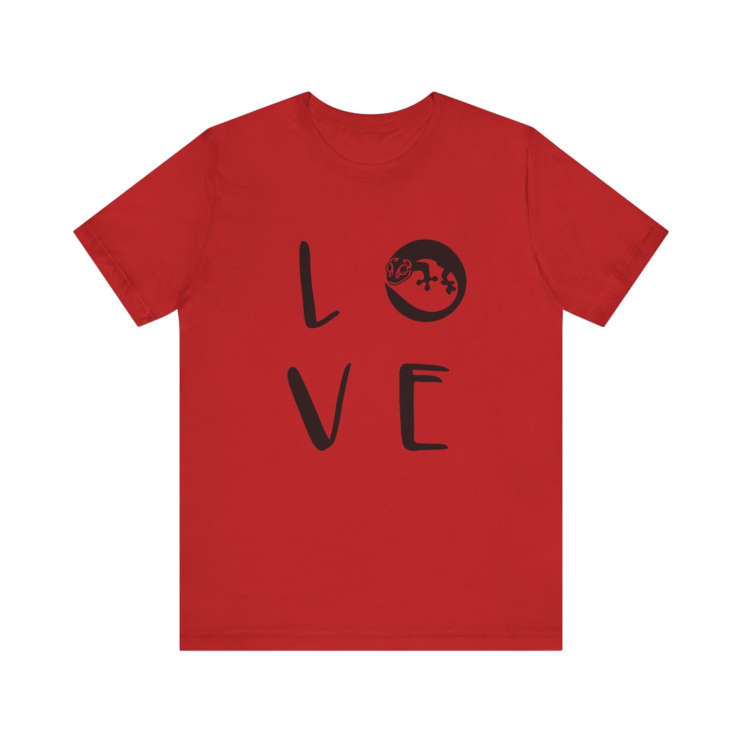 Lizard Love Unisex Jersey Tee - Casual Everyday Wear - Great for Reptile Lovers