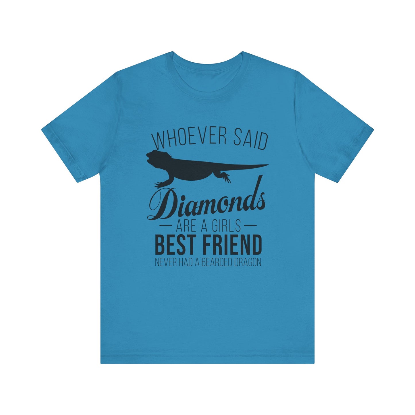 Dragons Are a Girl's Best Friend Unisex Jersey Tee - Casual Everyday Wear - Great for Reptile Lovers