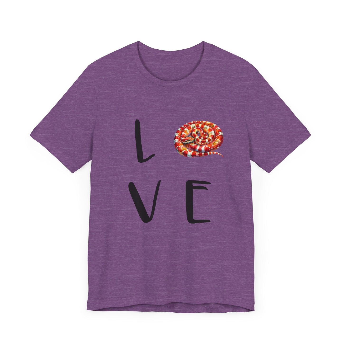 Corn Snake Love Unisex Jersey Tee - Casual Everyday Wear - Great for Reptile Lovers
