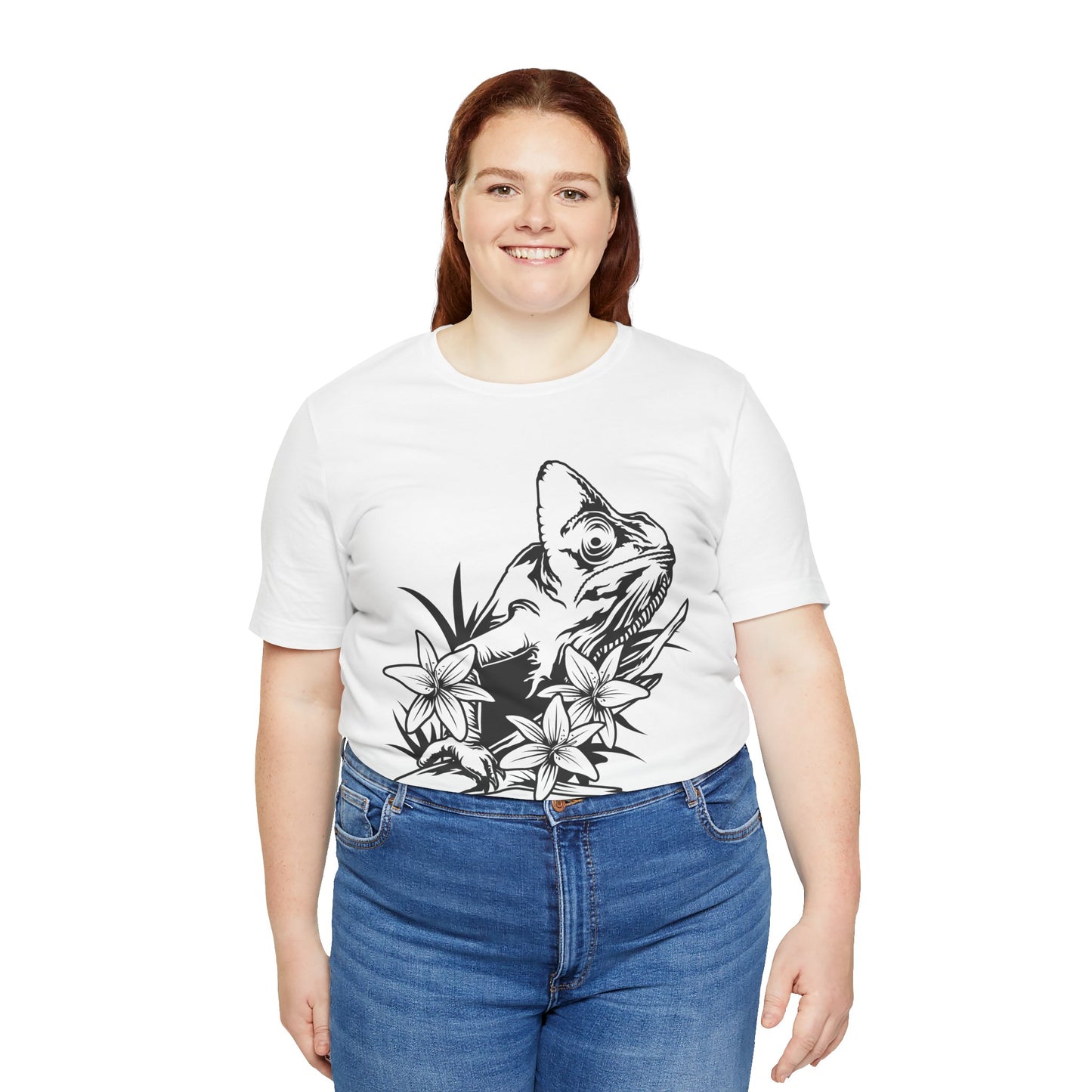 Chameleon Unisex Jersey Tee - Casual Everyday Wear - Great for Reptile Lovers