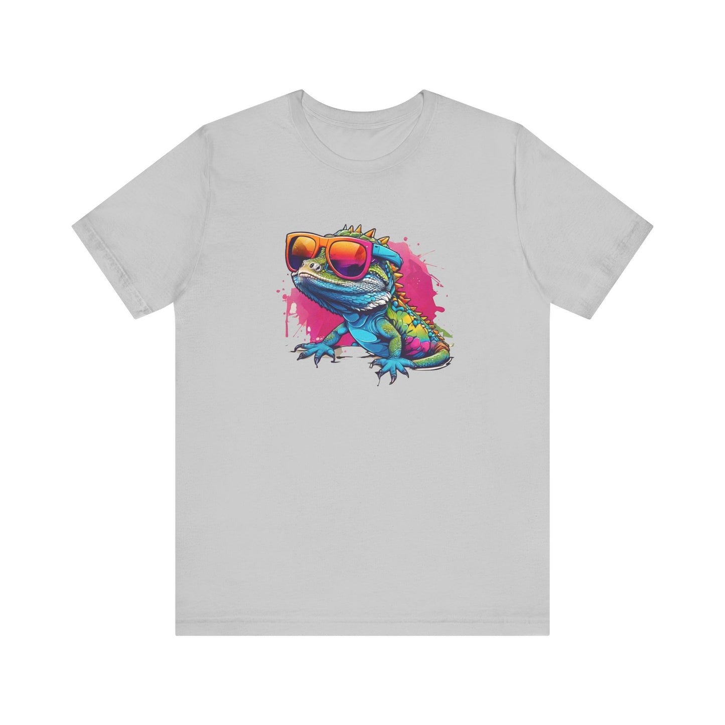 Cool Lizard Unisex Jersey Tee - Casual Everyday Wear - Great for Reptile Lovers