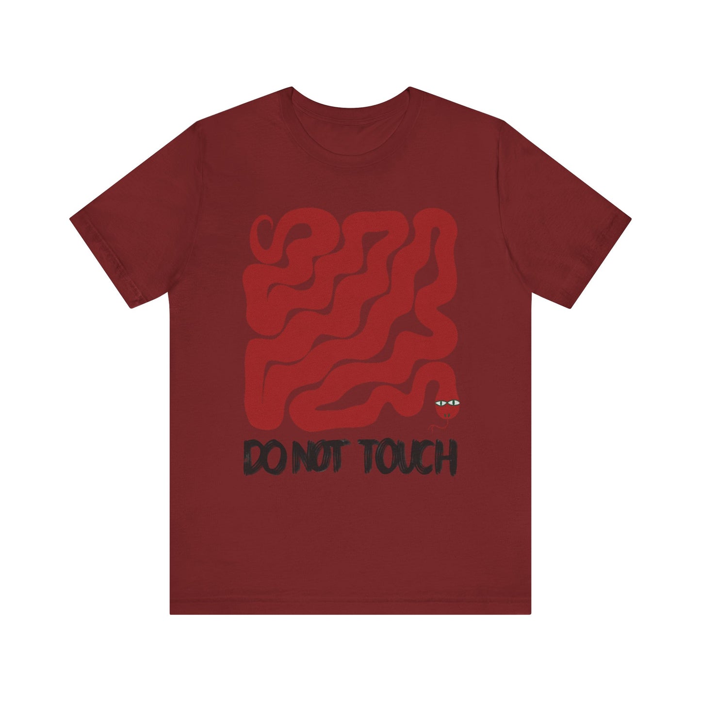"Do Not Touch" Unisex Jersey Tee - Casual Everyday Wear - Great for Reptile Lovers