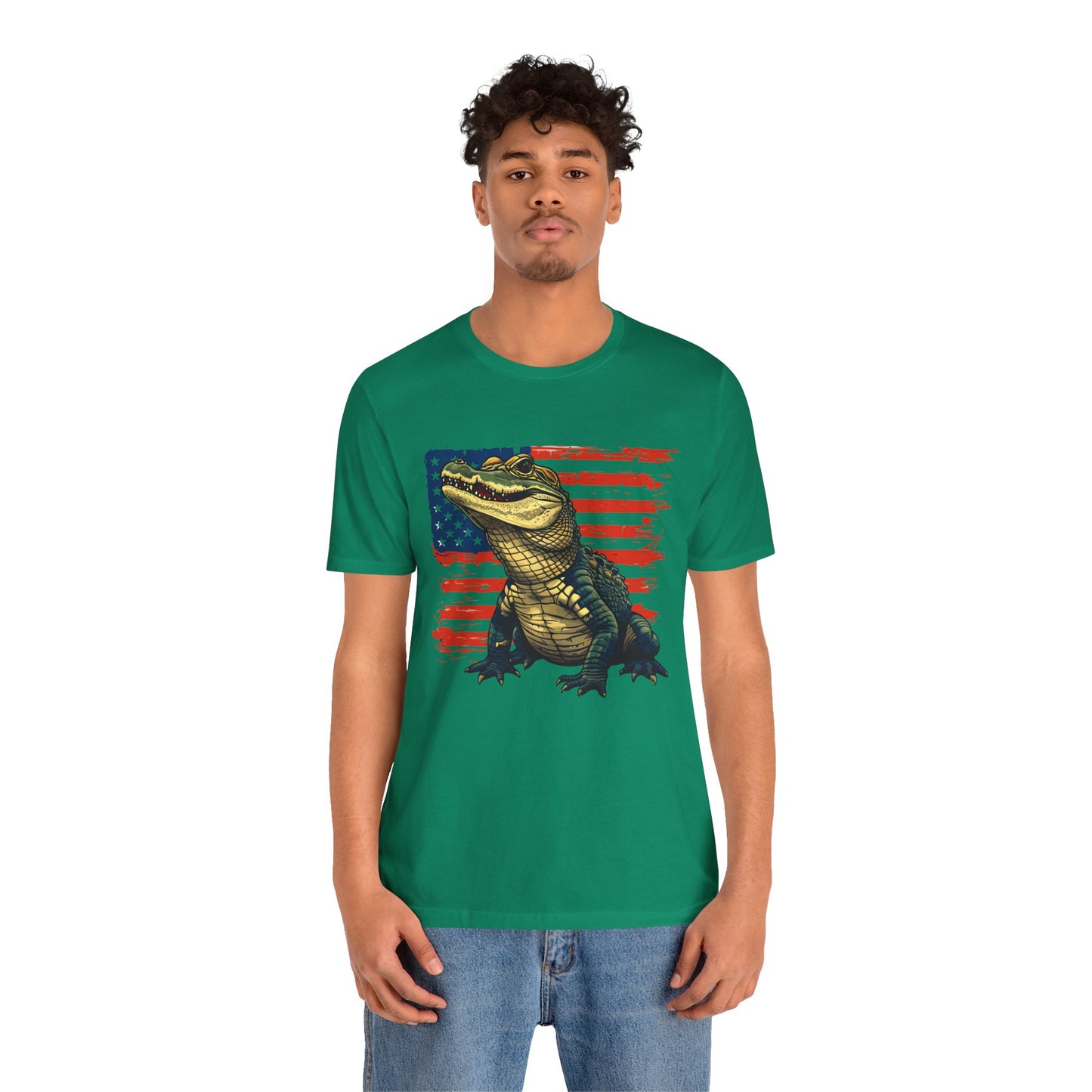 American Gator Unisex Jersey Tee - Casual Everyday Wear - Great for Reptile Lovers