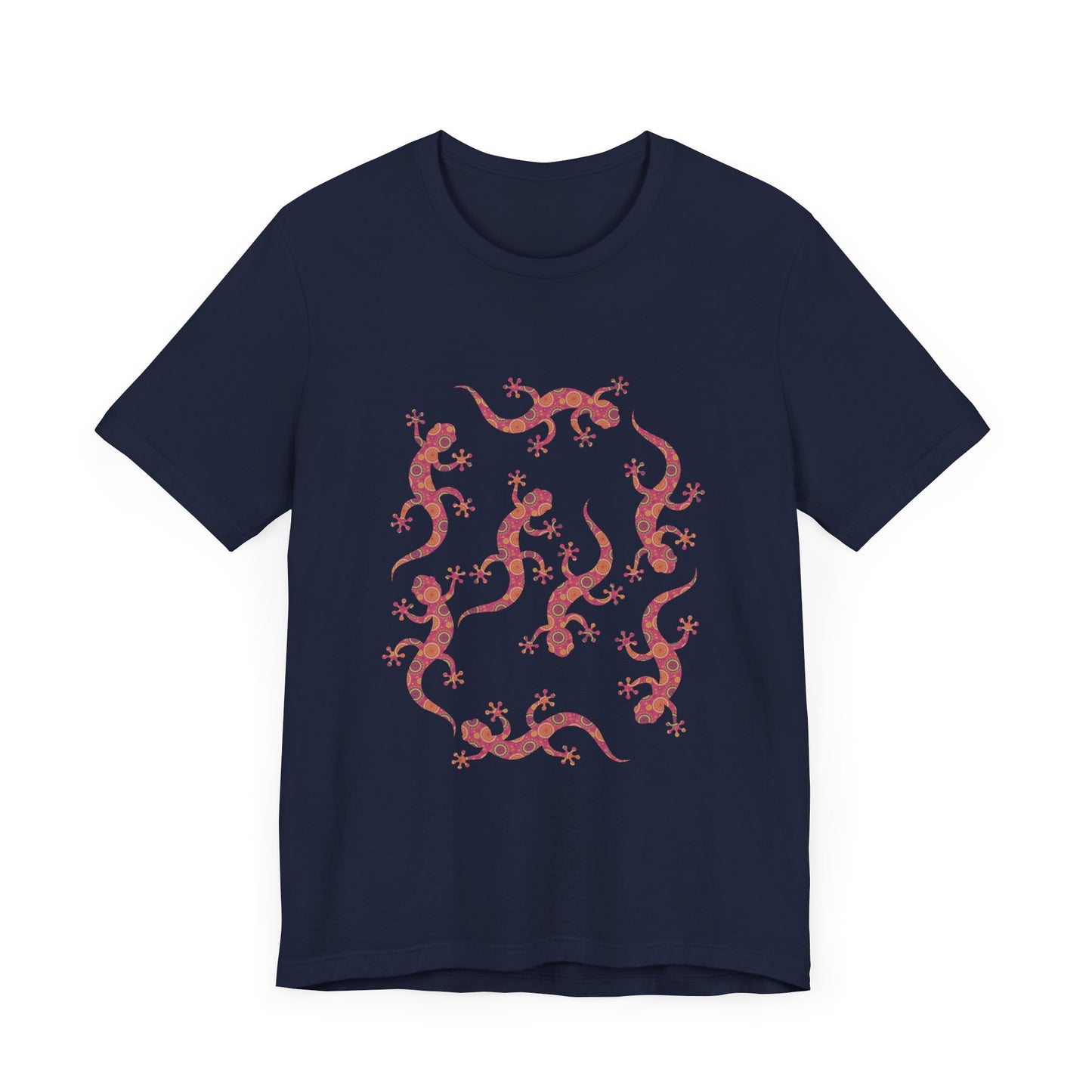Lots of Geckos Unisex Jersey Tee - Casual Everyday Wear - Great for Reptile Lovers