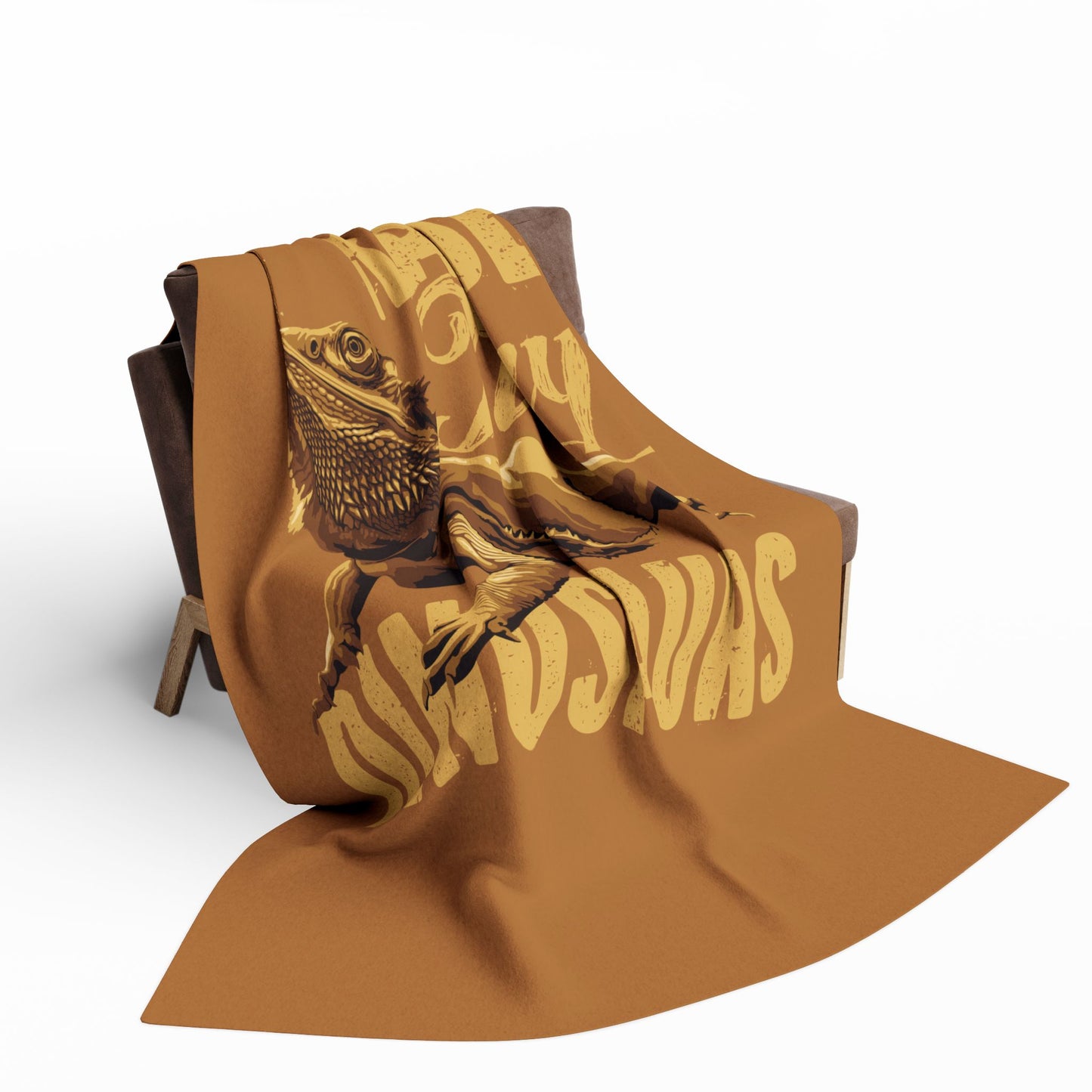 "I Raise Tiny Dinosaurs" Cozy Arctic Fleece Blanket | Perfect for Home Decor, Gifting, and Cozy Nights - Snuggle up with a Reptile