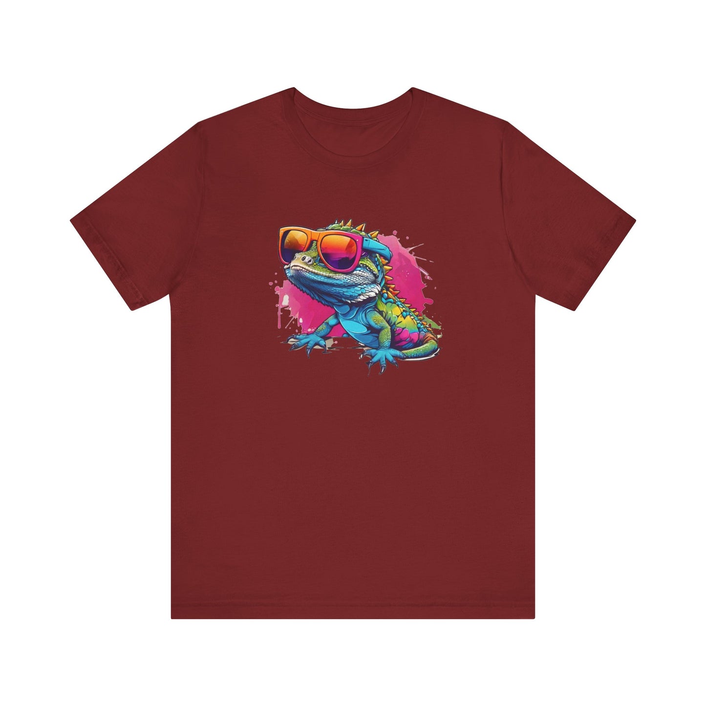 Cool Lizard Unisex Jersey Tee - Casual Everyday Wear - Great for Reptile Lovers