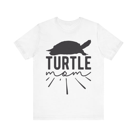 Turtle Mom Unisex Jersey Tee - Casual Everyday Wear - Great for Reptile Lovers