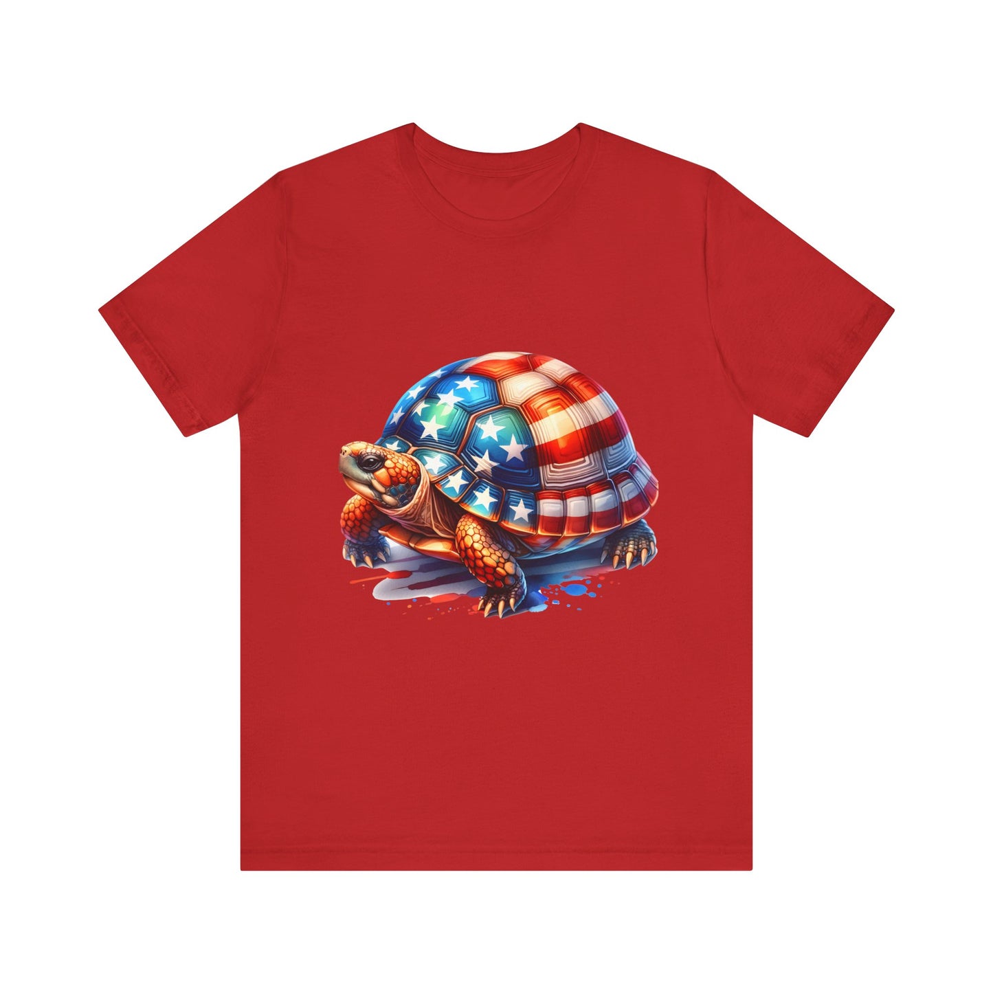 American Turtle Unisex Jersey Tee - Casual Everyday Wear - Great for Reptile Lovers