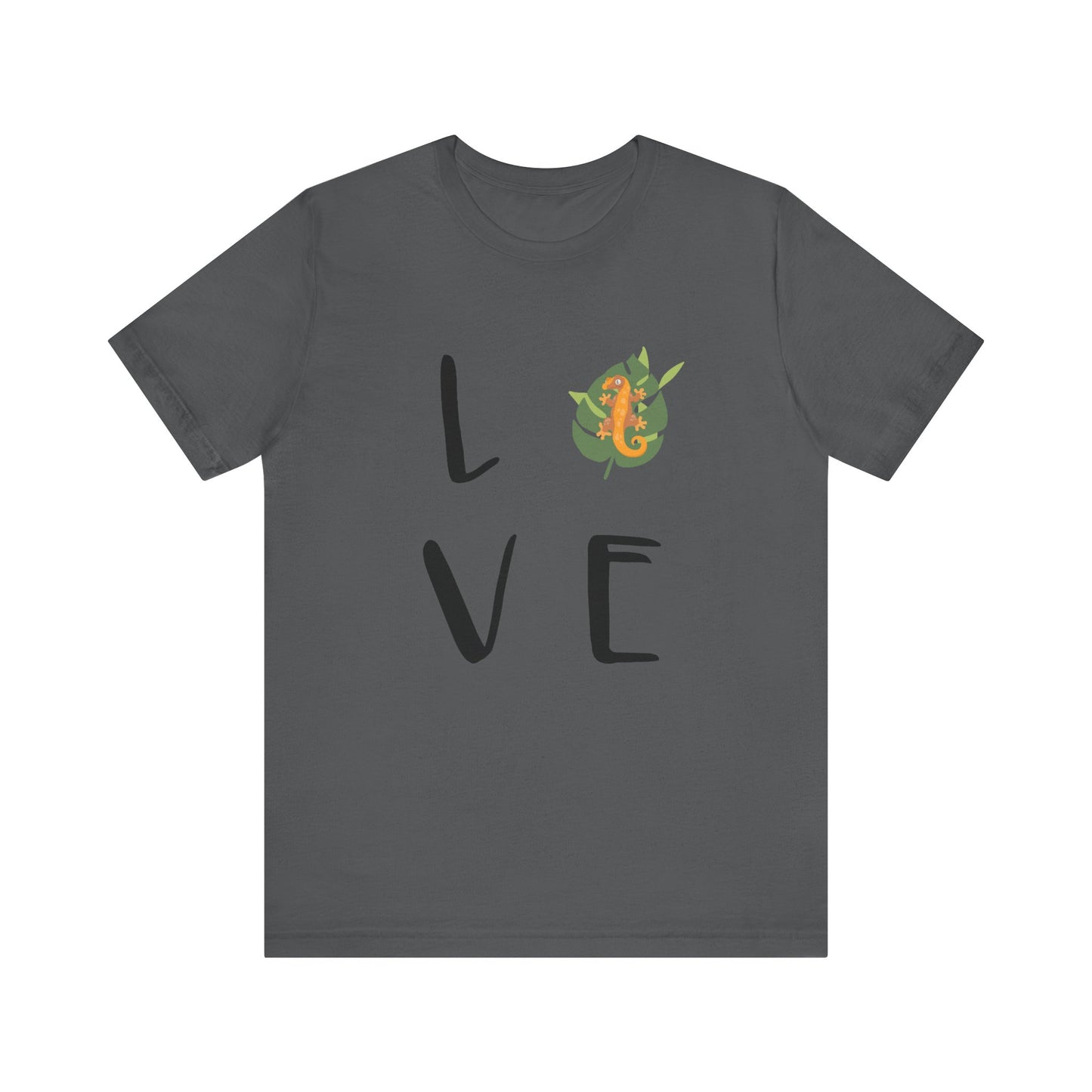 Crestie Love Unisex Jersey Tee - Casual Everyday Wear - Great for Reptile Lovers