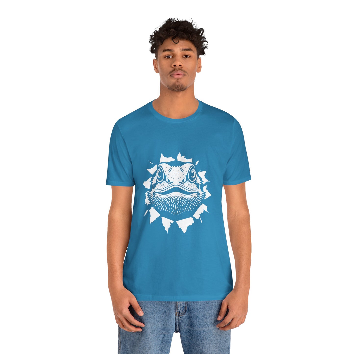 "Dragon Exit" Print Unisex Jersey Tee - Casual Everyday Wear - Great for Reptile Lovers