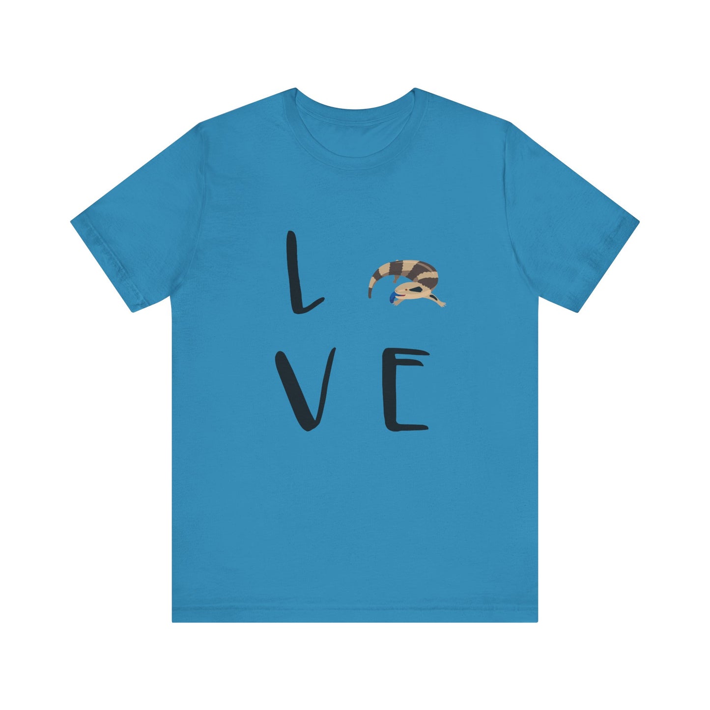 Blue-Tongued Skink Love Unisex Jersey Tee - Casual Everyday Wear - Great for Reptile Lovers