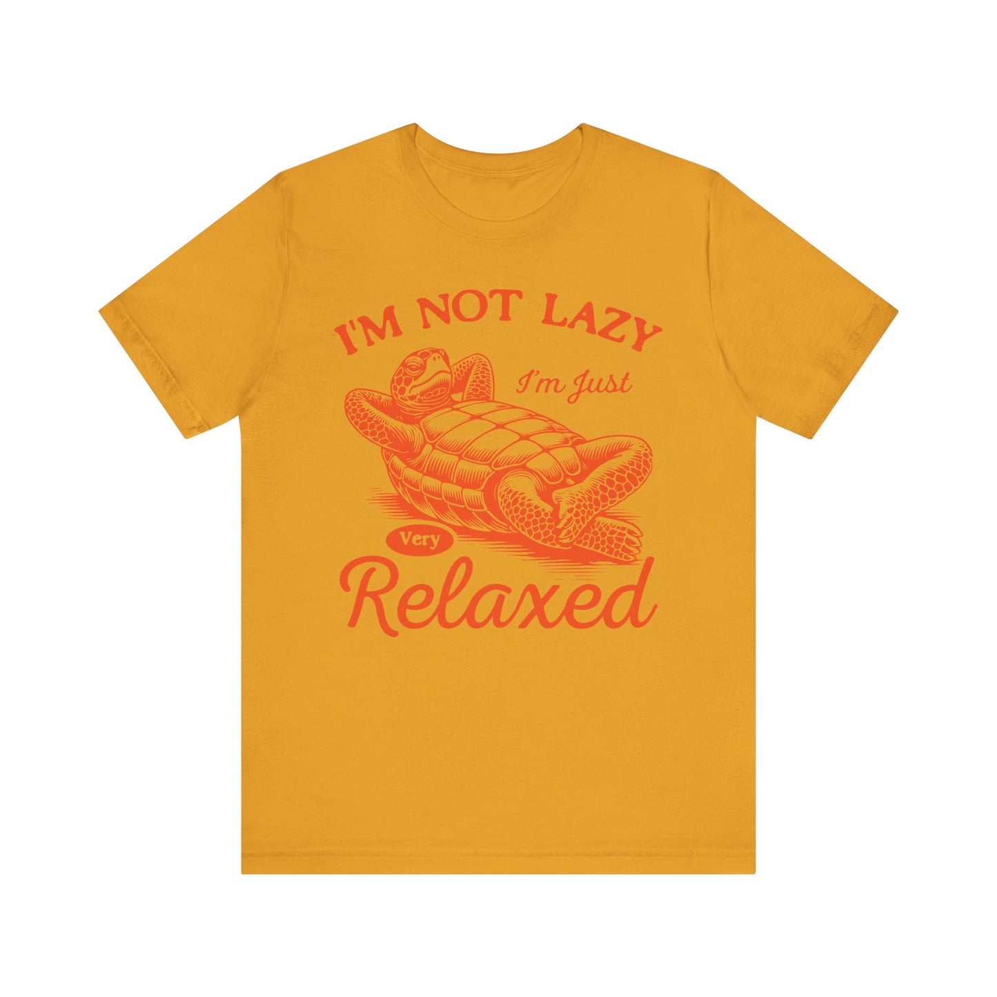 "I'm Not Lazy" Unisex Jersey Tee - Casual Everyday Wear - Great for Reptile Lovers