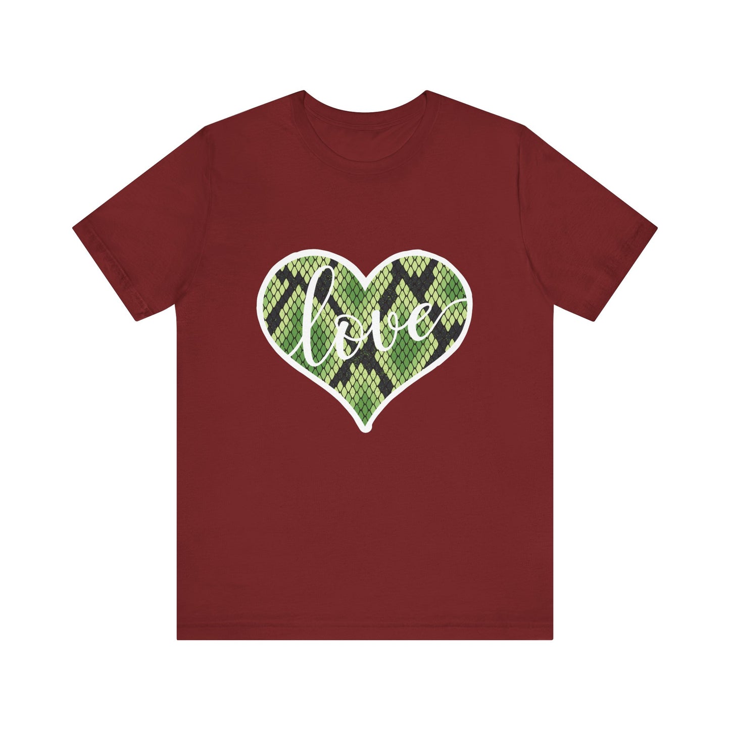 Love Scales Unisex Jersey Tee - Casual Everyday Wear - Great for Reptile Lovers