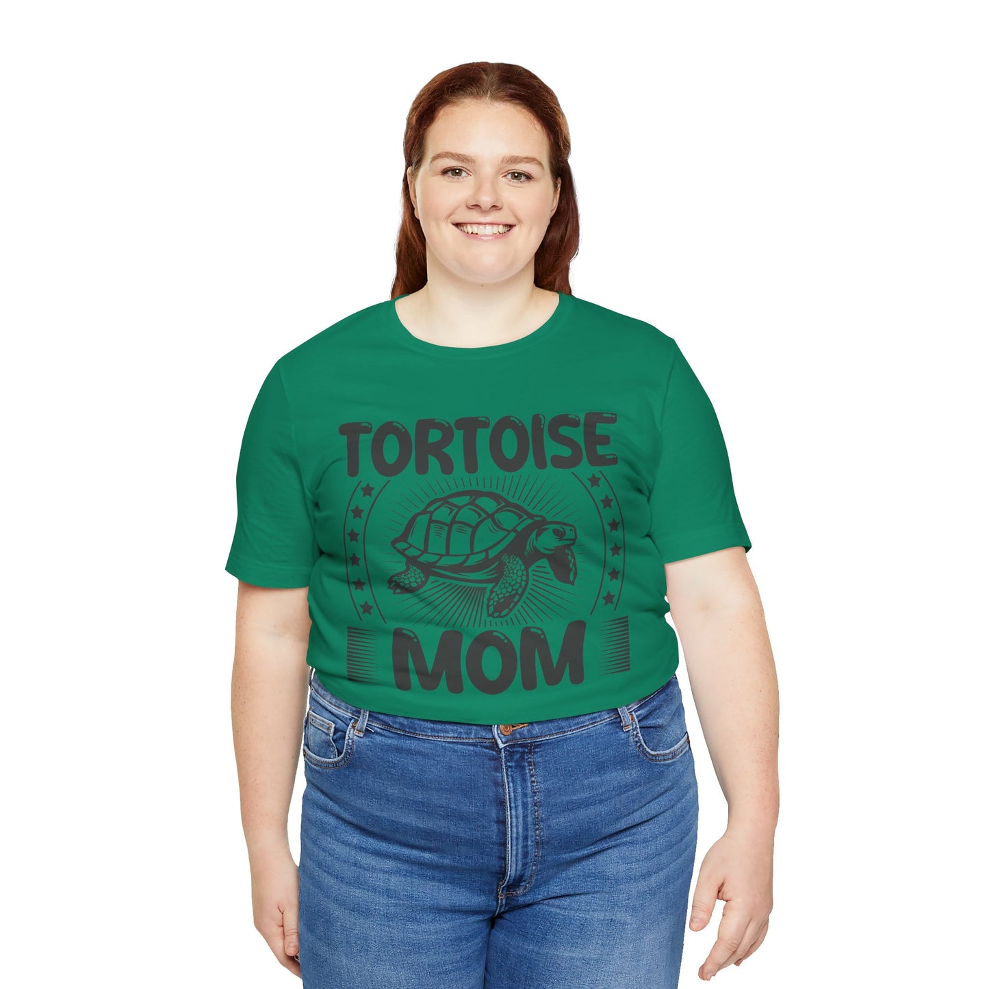 "Tortoise Mom" Unisex Jersey Tee - Casual Everyday Wear - Great for Reptile Lovers