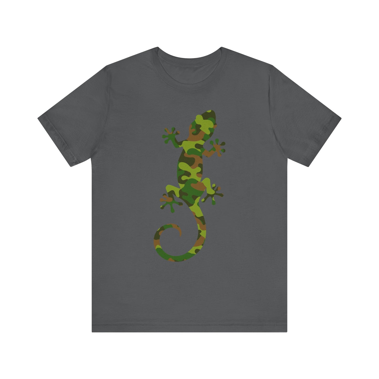 Camo Lizard Unisex Jersey Tee - Casual Everyday Wear - Great for Reptile Lovers