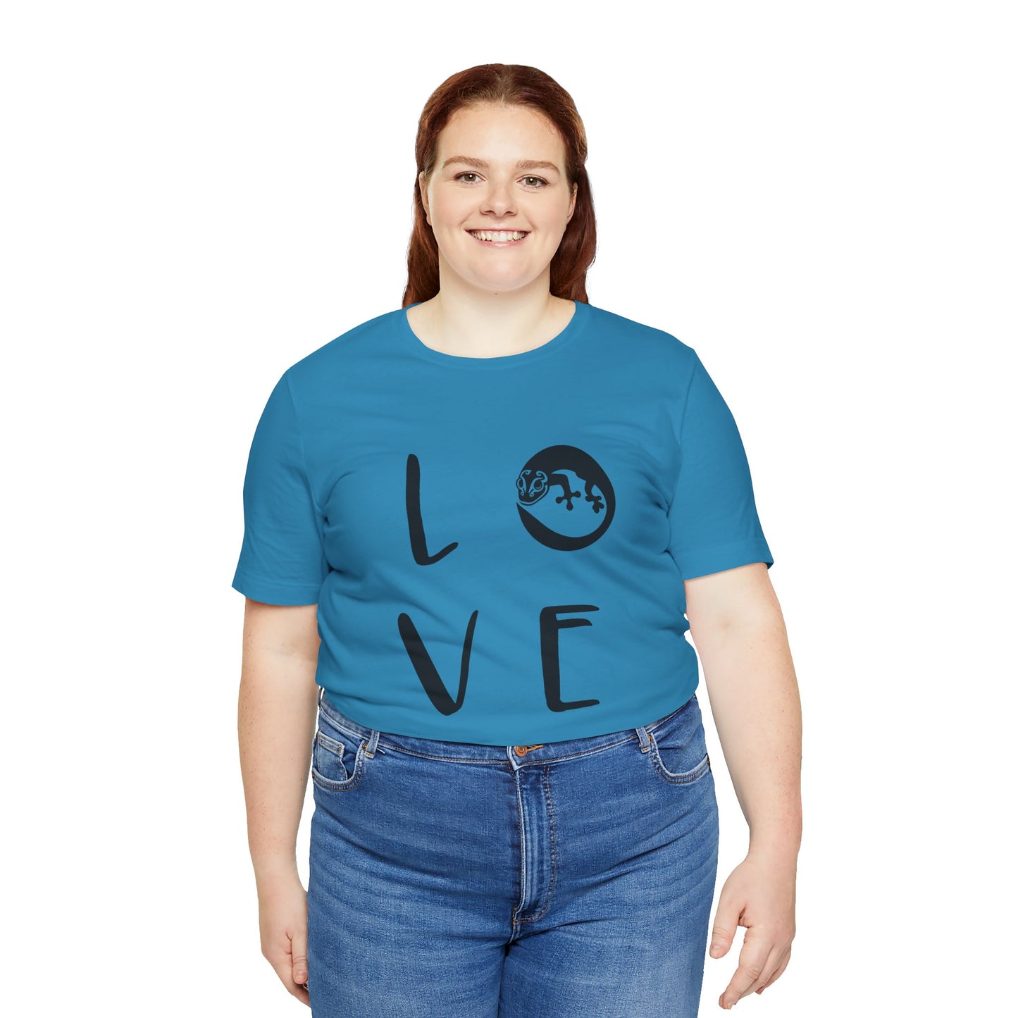 Lizard Love Unisex Jersey Tee - Casual Everyday Wear - Great for Reptile Lovers