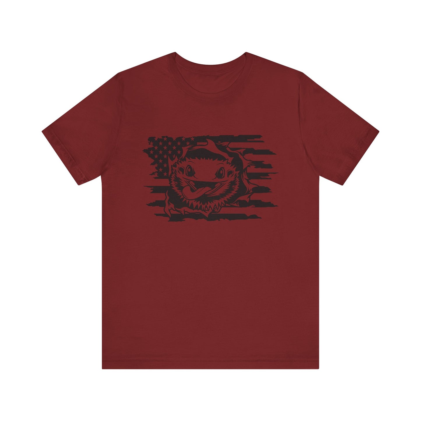 Beardie Flag Exit Unisex Jersey Tee - Casual Everyday Wear - Great for Reptile Lovers
