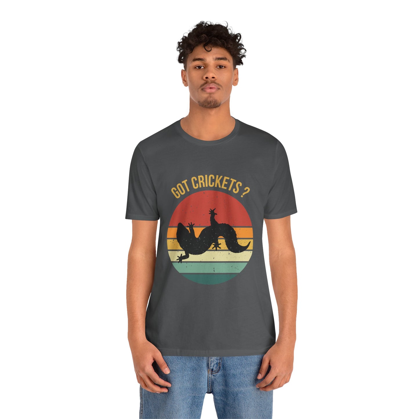"Got Crickets" Unisex Jersey Tee - Casual Everyday Wear - Great for Reptile Lovers