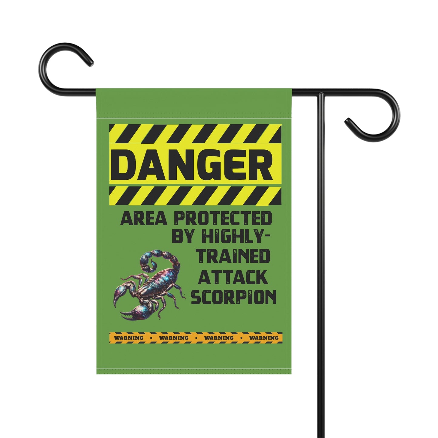 Scorpion Danger Garden House Banner - Customizable Outdoor Decor to Showcase Your Love of Critters