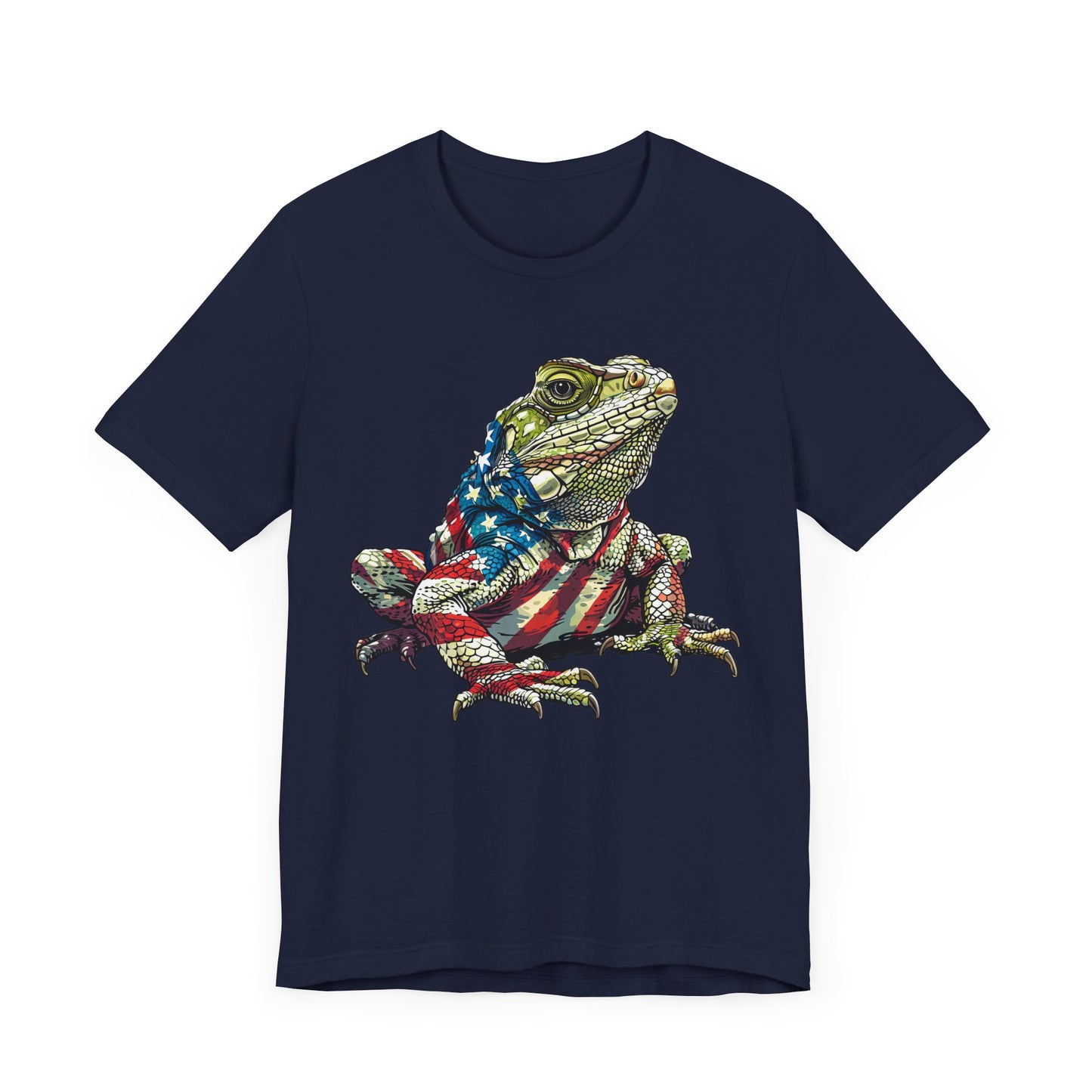 American Iquana Unisex Jersey Tee - Casual Everyday Wear - Great for Reptile Lovers