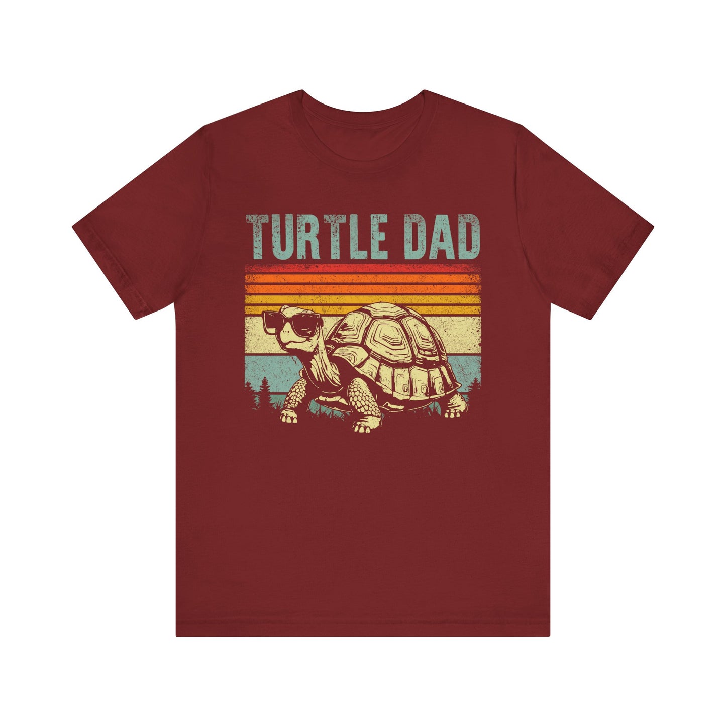 "Turtle Dad" Unisex Jersey Tee - Casual Everyday Wear - Great for Reptile Lovers