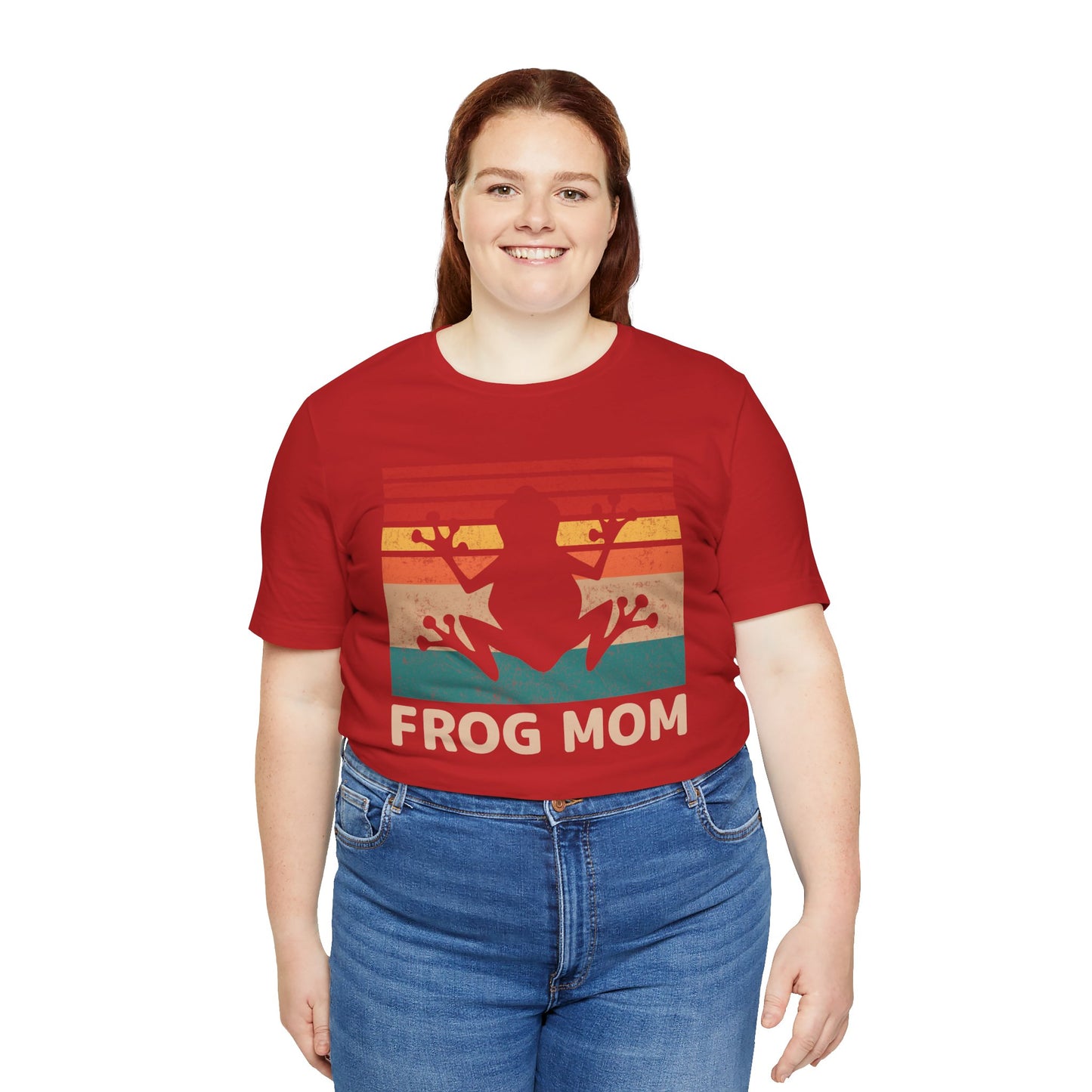 "Frog Mom" Unisex Jersey Tee - Casual Everyday Wear - Great for Reptile Lovers