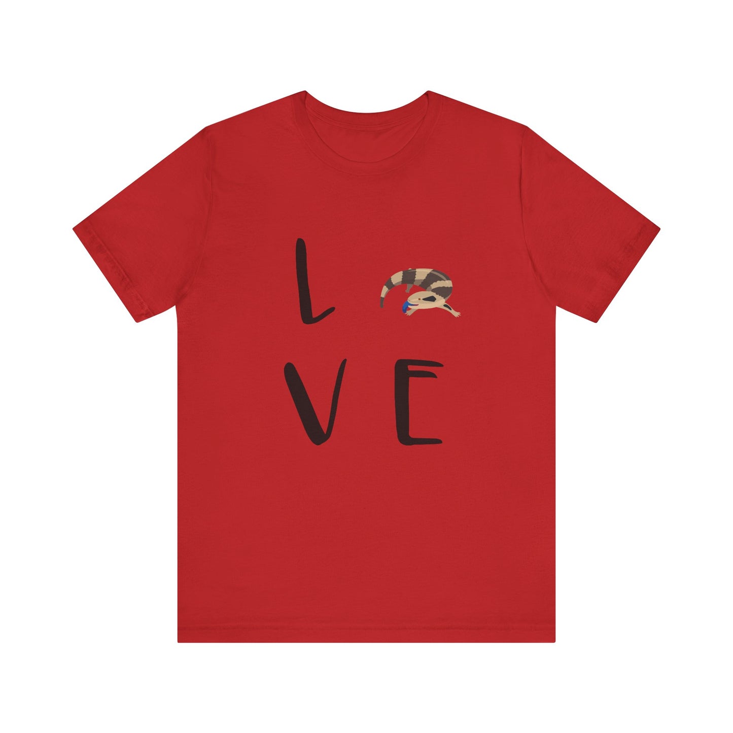 Blue-Tongued Skink Love Unisex Jersey Tee - Casual Everyday Wear - Great for Reptile Lovers