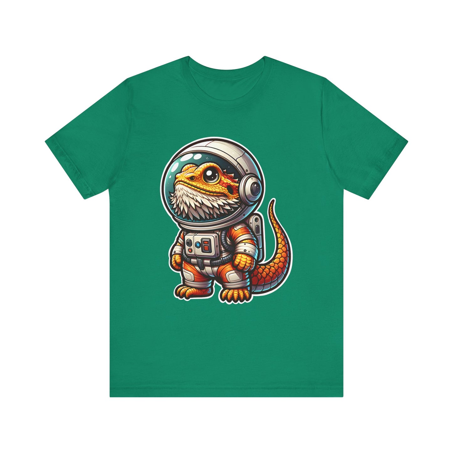 Space Beardie Unisex Jersey Tee - Casual Everyday Wear - Great for Reptile Lovers
