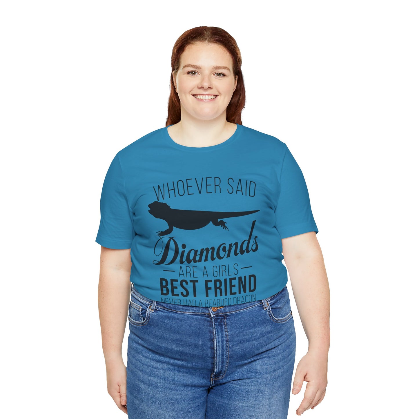 Dragons Are a Girl's Best Friend Unisex Jersey Tee - Casual Everyday Wear - Great for Reptile Lovers