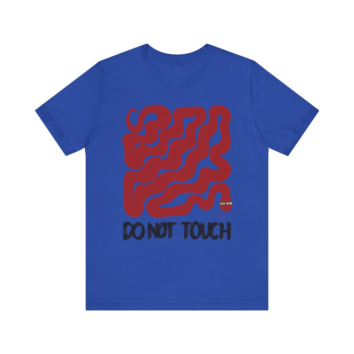 "Do Not Touch" Unisex Jersey Tee - Casual Everyday Wear - Great for Reptile Lovers
