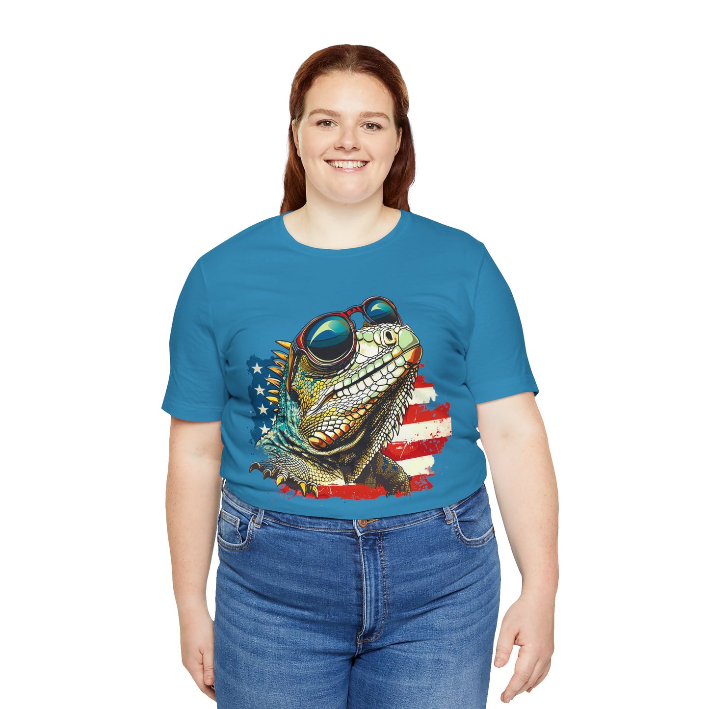 Cool Iguana Unisex Jersey Tee - Casual Everyday Wear - Great for Reptile Lovers