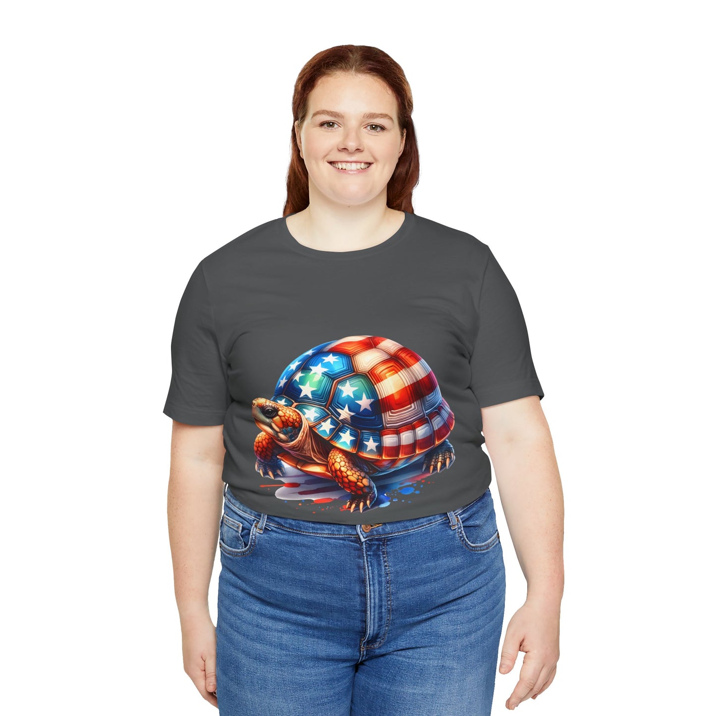 American Turtle Unisex Jersey Tee - Casual Everyday Wear - Great for Reptile Lovers