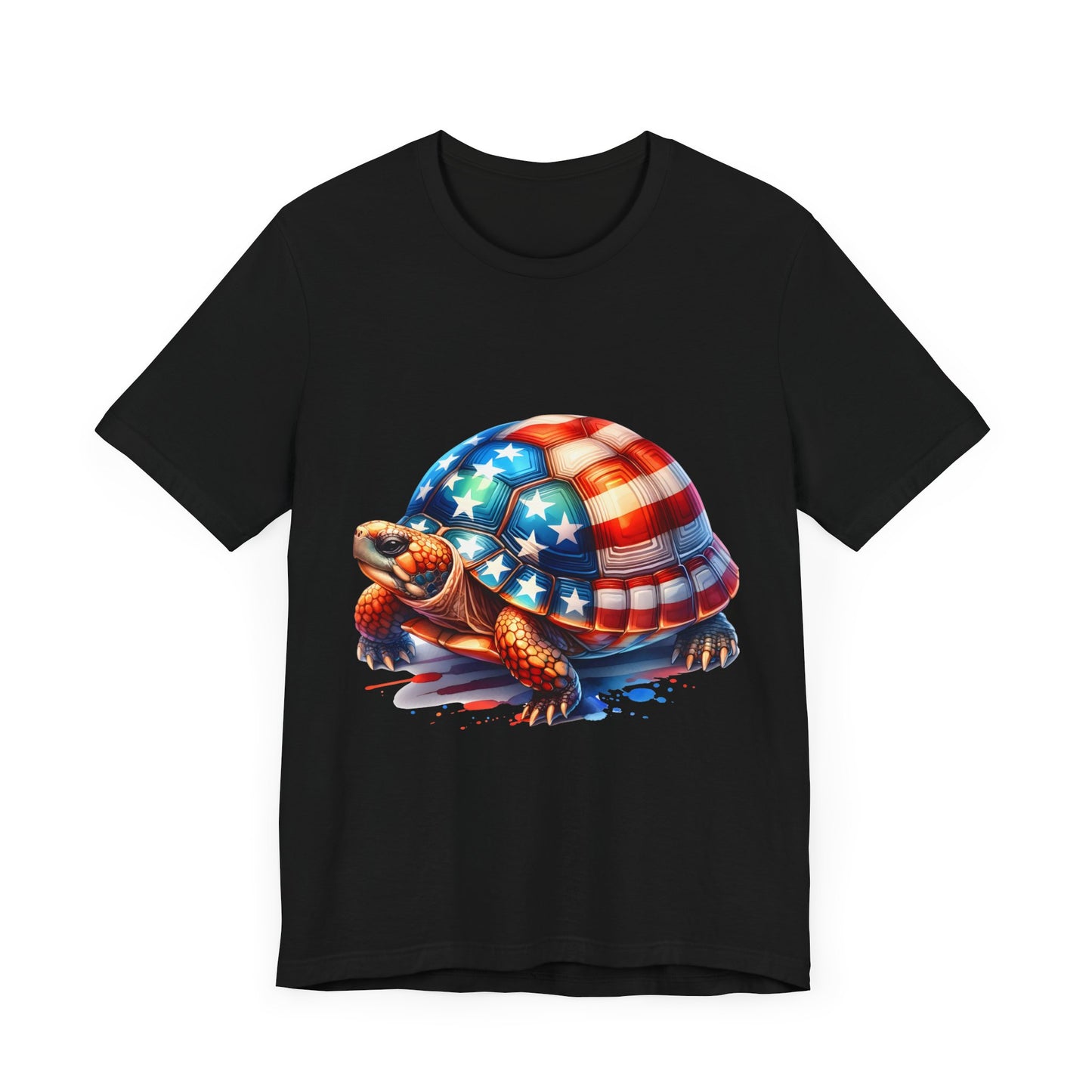 American Turtle Unisex Jersey Tee - Casual Everyday Wear - Great for Reptile Lovers